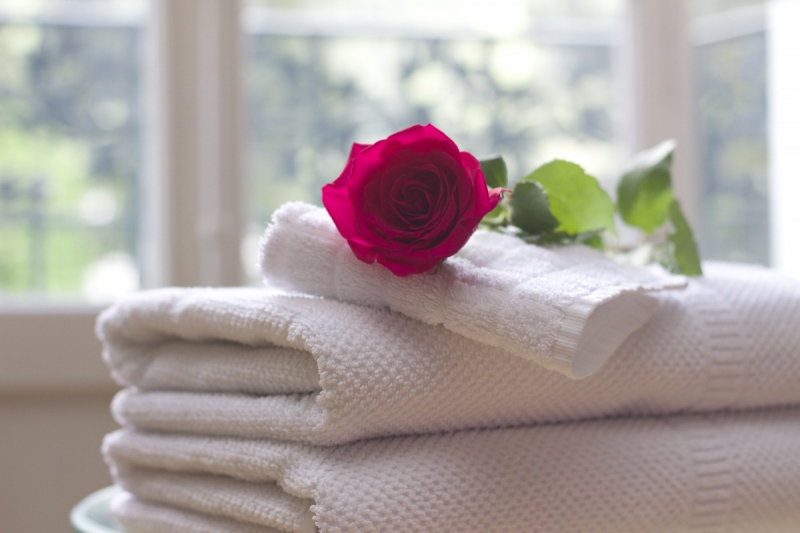 chambre-hote-FORCALQUEIRET-min_towel_rose_clean_care_salon_spa_white_bath-731641